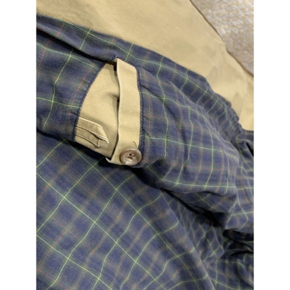 VTG Polo Ralph Lauren Harrington Jacket Men XLPlaid Lined Windbreaker Bomber - Picture 12 of 13